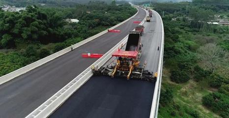 國慶不停工，大潮高速潮州段沖刺10月底路面工程完工